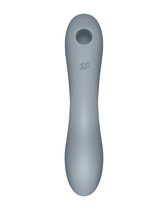 Satisfyer Curvy Trinity 3 - Grey - Air Pulse Stimulator & Vibrator