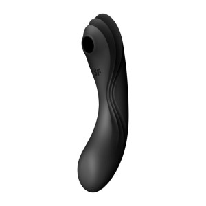 Satisfyer Curvy Trinity 4 - Black - Air Pulse Stimulator & Vibrator