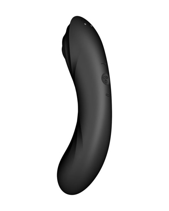 Satisfyer Curvy Trinity 4 - Black - Air Pulse Stimulator & Vibrator