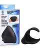 Trinity 10X Pleasure Stroke - Black - Vibrating Masturbator Sleeve