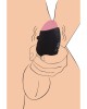 Trinity 10X Pleasure Stroke - Black - Vibrating Masturbator Sleeve