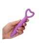 OUCH! Silicone Vaginal Dilator Set - Purple - Vibrating - Set of 5 Sizes