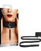 OUCH! Velvet & Velcro Adjustable Collar - Black