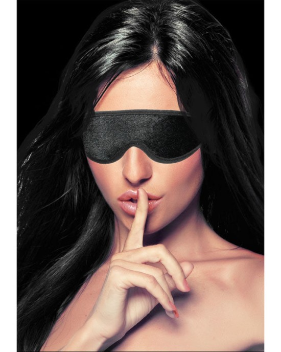 OUCH! Velvet & Velcro Adjustable Eye Mask