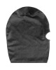 Ouch! Velvet & Velcro Mask with Mouth Opening - Black Hood