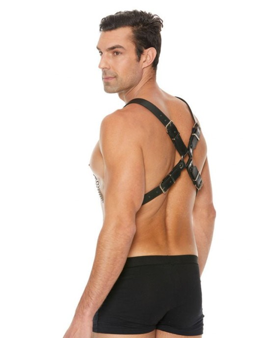 Ouch! Black Chain Men's Harness