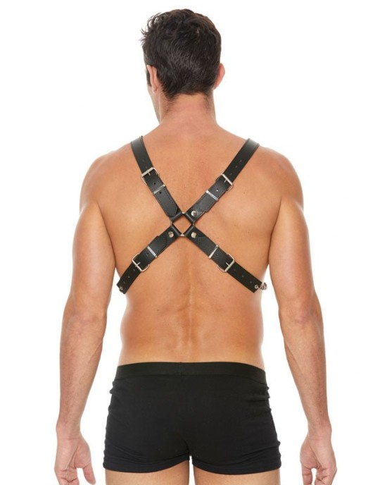 Ouch! Black Chain Men's Harness