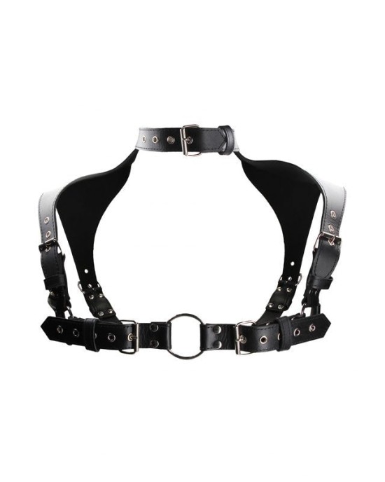 Ouch! Men's Harness with Neck Collar