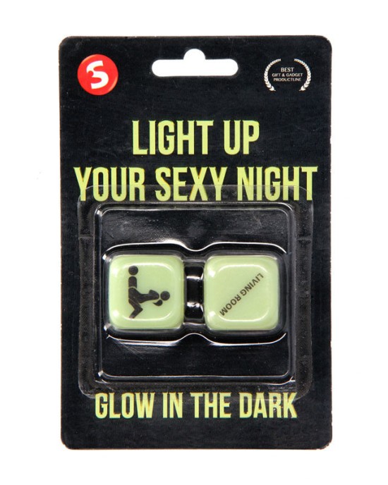 S-Line Light Up Your Sexy Night Dice - Glow in Dark