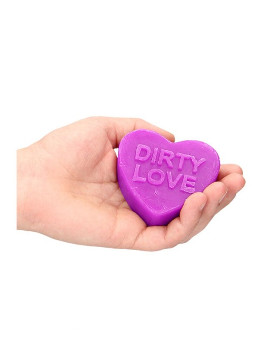 S-LINE Heart Soap - Dirty Love - Lavender Scented