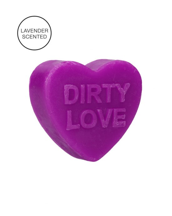 S-LINE Heart Soap - Dirty Love - Lavender Scented