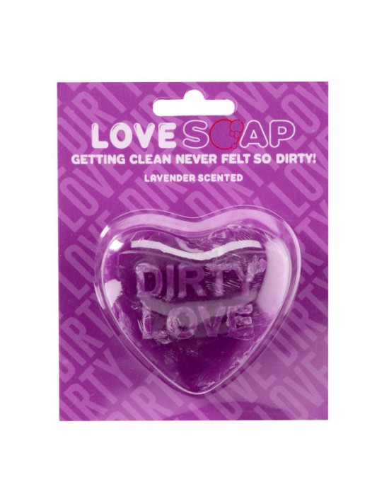 S-LINE Heart Soap - Dirty Love - Lavender Scented