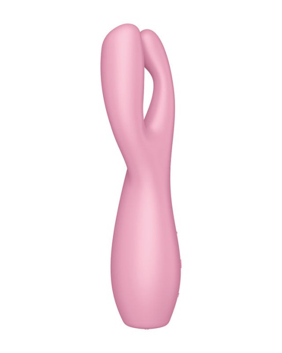 Satisfyer Threesome 3 - Pink - Triple Head Vibrating Stimulator