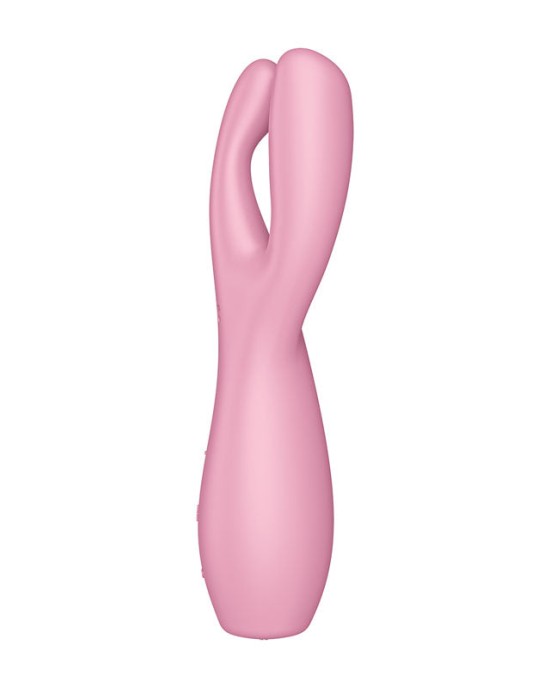 Satisfyer Threesome 3 - Pink - Triple Head Vibrating Stimulator