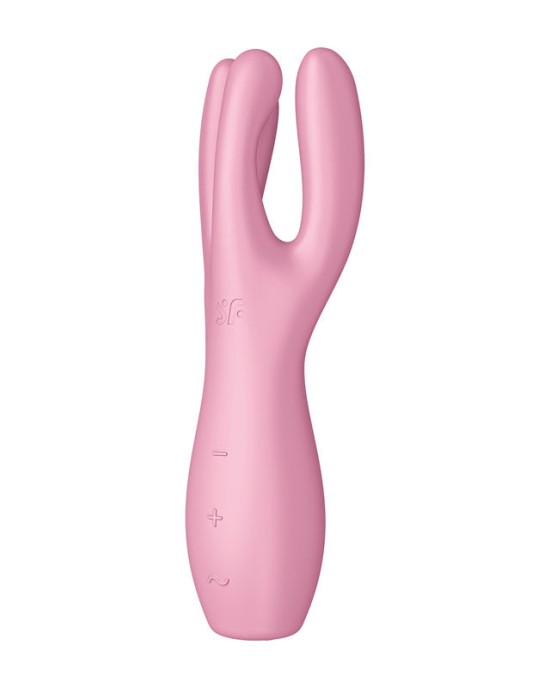 Satisfyer Threesome 3 - Pink - Triple Head Vibrating Stimulator