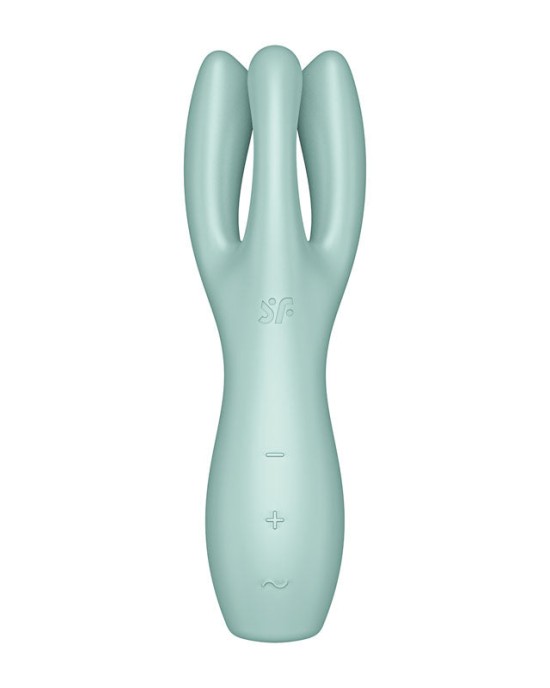 Satisfyer Threesome 3 - Mint - Triple Head Vibrating Stimulator