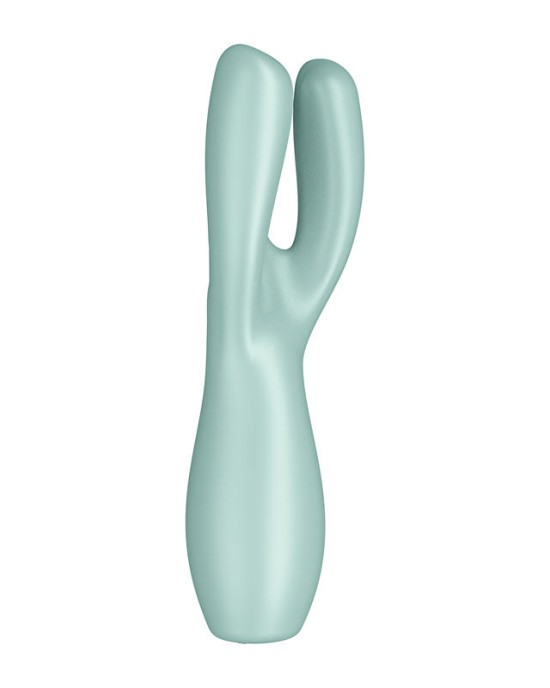 Satisfyer Threesome 3 - Mint - Triple Head Vibrating Stimulator