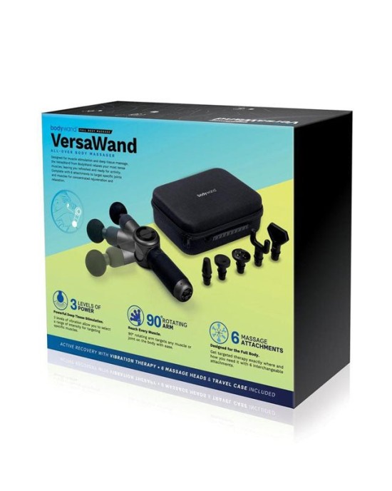 Bodywand VersaWand - Grey- Massager with Attachments