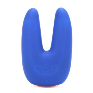 Secret Kisses Dual Motor Clitoral Vibrator - Blue