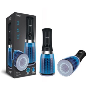 Zolo 360 - Black - Powered Auto Masturbator