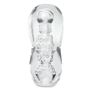 Zolo Gripz - Dotted - Clear - Stroker Sleeve