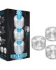 Zolo Bumperz - Clear -Mini Blowjob Stroker Set