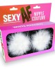 Sexy AF - Nipple Couture Fluffy White Marabou - Reuseable Pasties