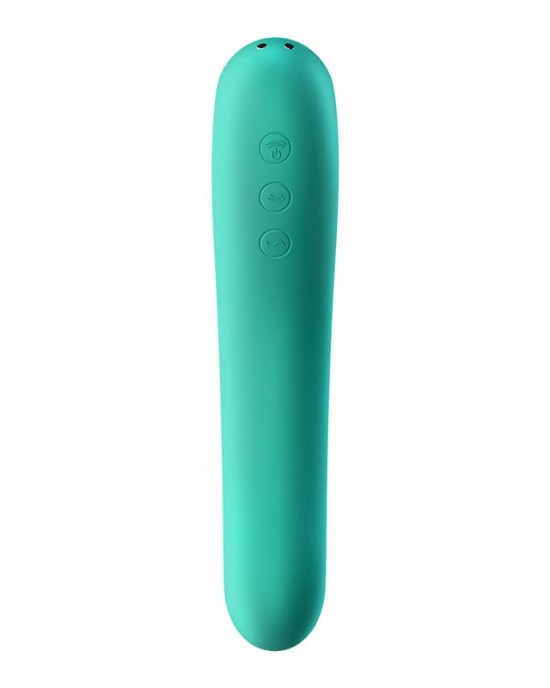 Satisfyer Dual Kiss - App Contolled - Clitoral Stimulator - Turquoise