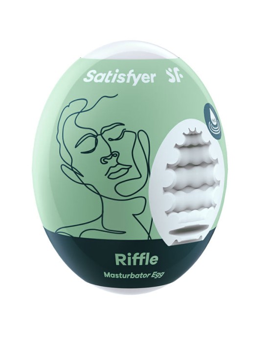 Satisfyer Masturbator Egg - Riffle