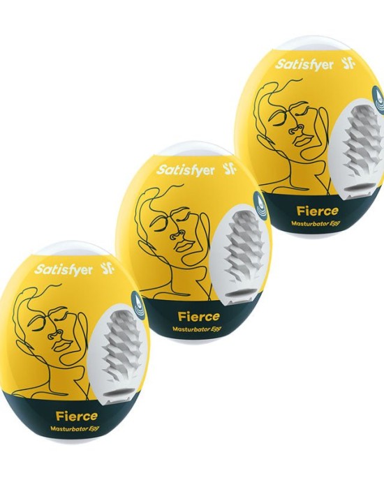 Satisfyer Masturbator Eggs - Fierce 3 Pack