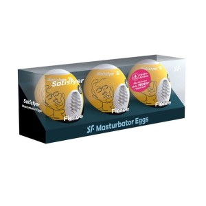 Satisfyer Masturbator Eggs - Fierce 3 Pack