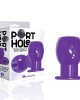 The 9's Port Hole - Hollow Butt Plug - Purple