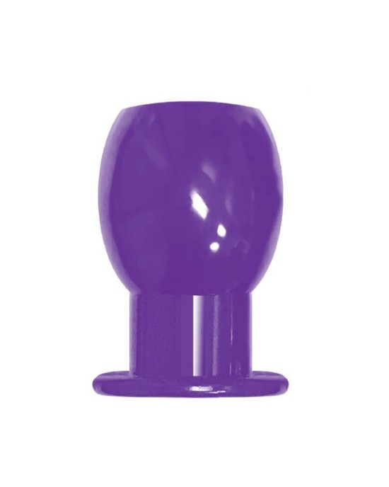 The 9's Port Hole - Hollow Butt Plug - Purple