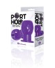 The 9's Port Hole - Hollow Butt Plug - Purple