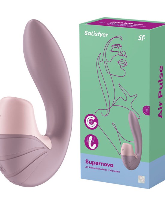 Satisfyer Supernova - Vibrator with Air Pulsation - Rose