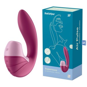 Satisfyer Supernova - Vibrator with Air Pulsation - Berry