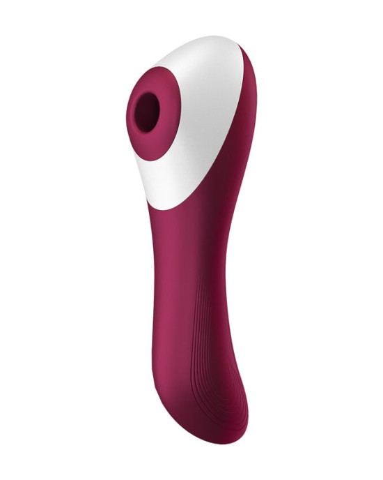 Satisfyer Dual Crush - Red Air Pulse Stimulator with Vibration