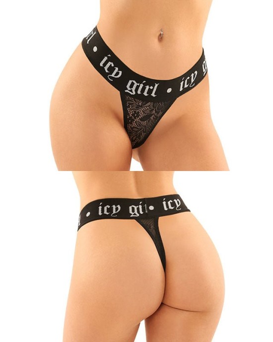 Vibes Icy Girl Brief & Thong - 2 Pack - L/XL