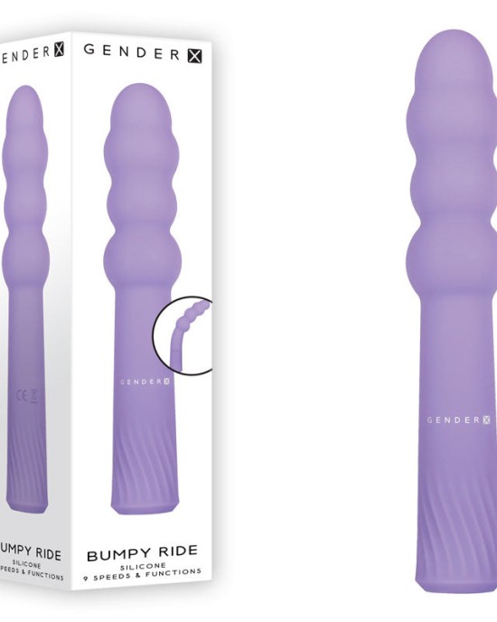 Gender X Bumpy Ride - Purple 17.4cm Vibrator