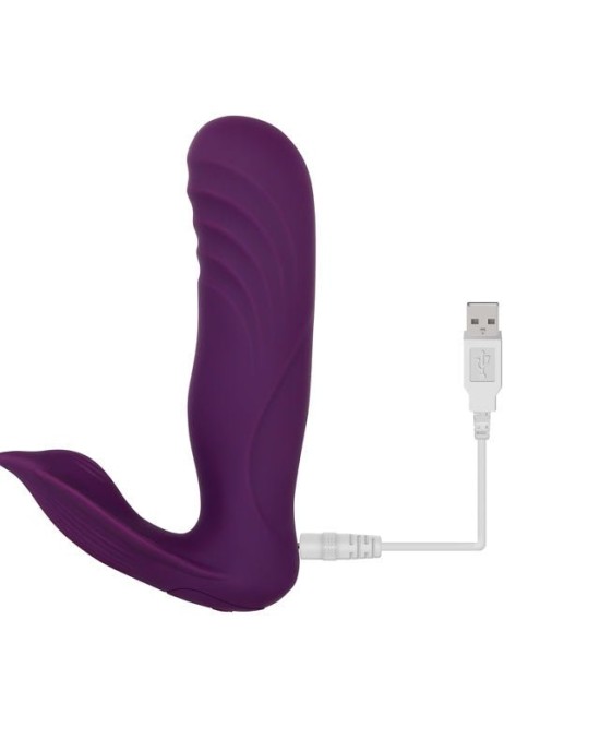 Gender X Velvet Hammer - Purple - Wearable Vibe with Remote