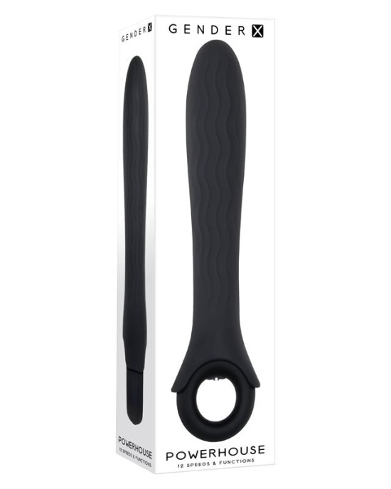 Gender X Powerhouse - Black 21.6cm Vibrator