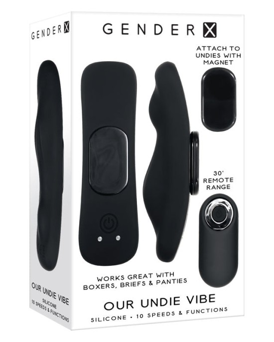 Gender X Our Undie Vibe - Black Panty Vibe