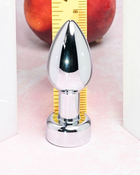 Gender X Rockin' Metal Pllug -  9.3cm Rechargeable Butt Plug