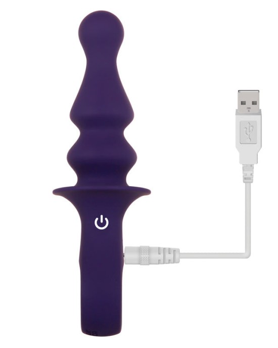 Gender X Ring Pop - Dark Blue Vibrating Anal Plug