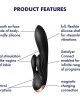 Satisfyer Double Flex App Rabbit Vibrator - Black