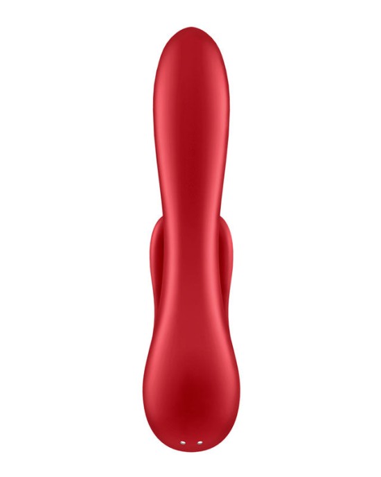 Satisfyer Double Flex App Rabbit Vibrator - Red