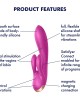 Satisfyer Double Flex App Rabbit Vibrator - Violet