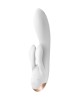 Satisfyer Double Flex App Rabbit Vibrator - White