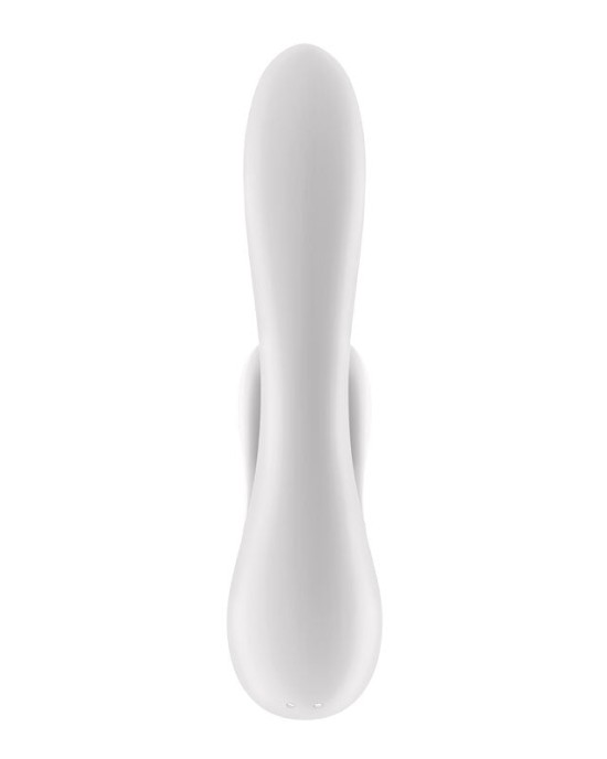 Satisfyer Double Flex App Rabbit Vibrator - White