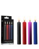 Ouch! Teasing Wax Coloured Drip Candles - 4 Pack